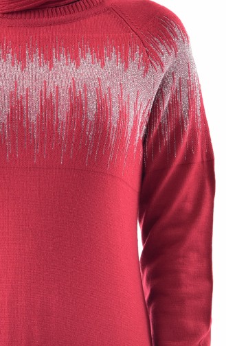 Knitwear Tunic 3142-02 Claret Red 3142-02