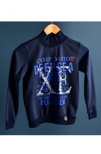 Navy Blue Baby and Children`s Sweatshirts 104-1