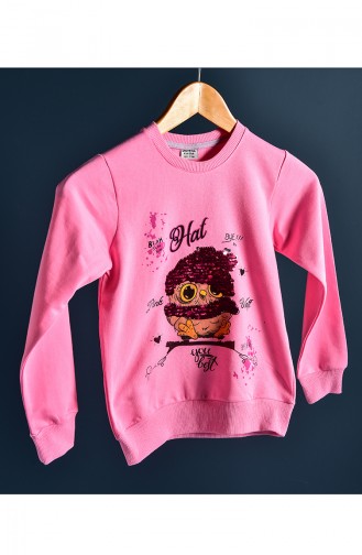 Pink Baby and Children`s Sweatshirts 121-4