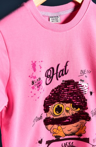 Pink Baby and Children`s Sweatshirts 121-4