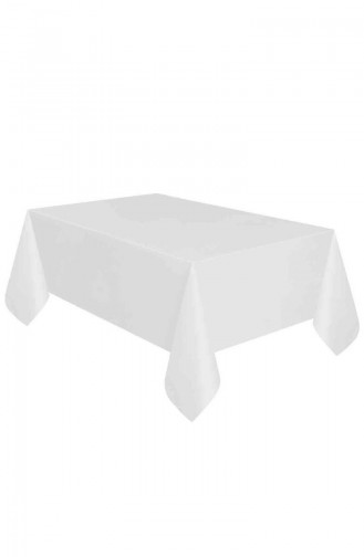 Plastik Masa Örtüsü TM-DGR-0730 Beyaz