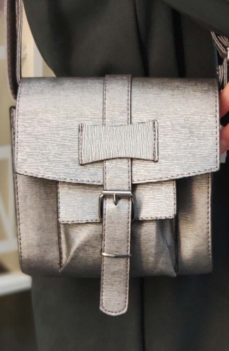 Women´s Cross Shoulder Bag Hzr04-03 Gray 04-03
