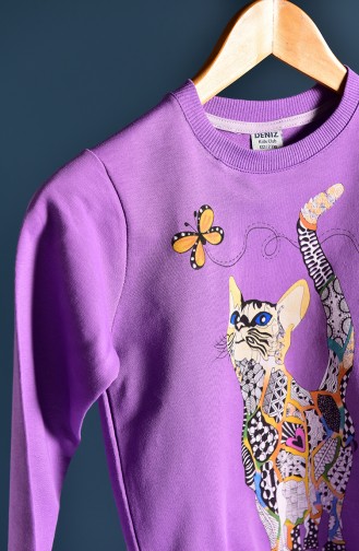 Purple Baby en Kindersweatshirts 122-1