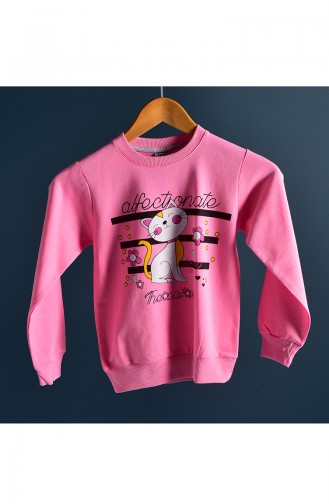 Pink Baby and Children`s Sweatshirts 123-6