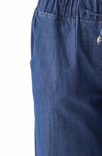 Pantalon Bleu Marine 8067-01