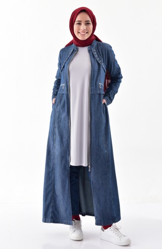 Navy Blue Abaya 9261-01