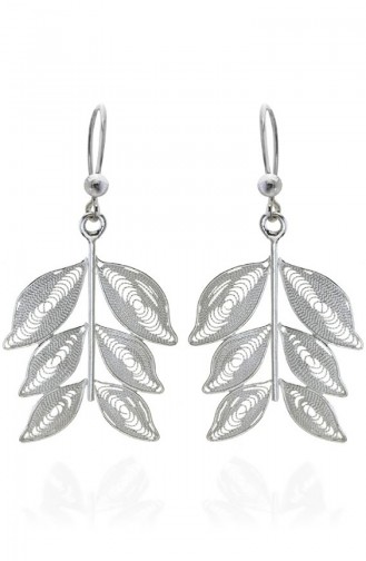 Silver Gray Earrings 101281009