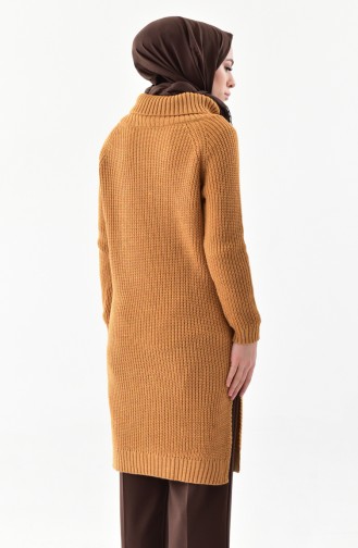Polo-neck Knitwear Sweater 3872-20 Mustard 3872-23
