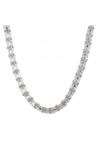 Silver Gray Necklace 101391002