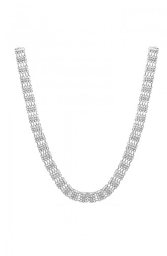 Silver Gray Necklace 101391003