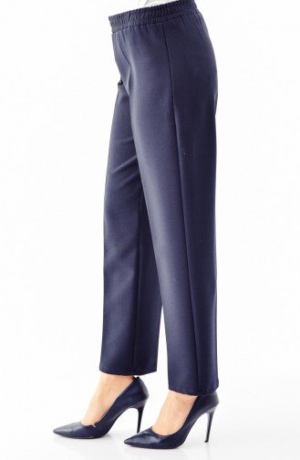 Pantalon Taille élastique 2062A-01 Bleu Marine 2062A-01