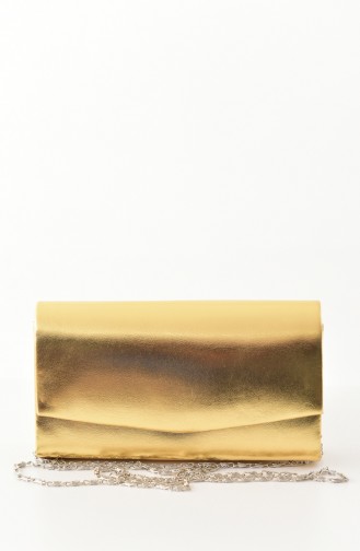 Gold Colour Portfolio Hand Bag 0474-06