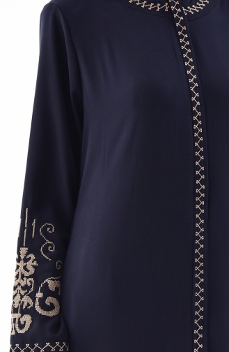 Dunkelblau Abayas 0001-01