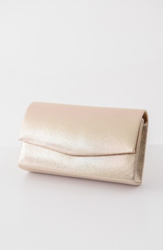 Gold Colour Portfolio Hand Bag 0474-02