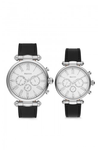 WatchArt Couple Wrist Watches MWWA350034 Black 350034