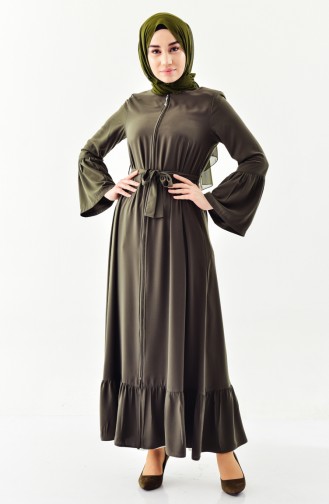 Khaki Abaya 6011-05