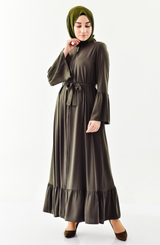 Spanish Sleeve Abaya 6011-05 Khaki 6011-05