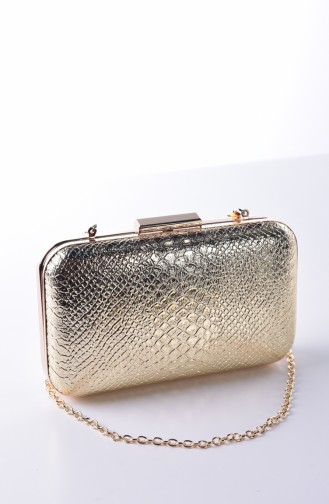 Gold Colour Portfolio Hand Bag 0270-01