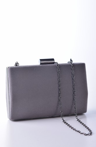 Gray Portfolio Clutch 0278-04