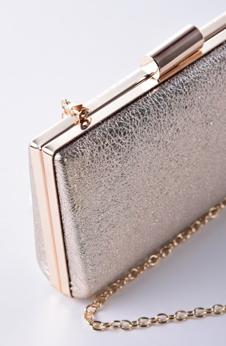 Gold Colour Portfolio Hand Bag 0279-02