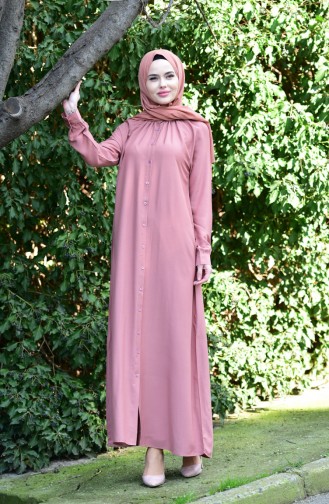 Robe Hijab Pelure d`oignon 8119-09