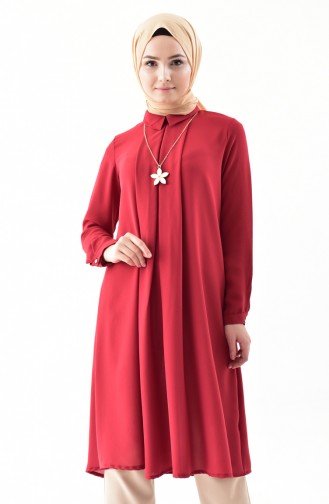 Necklace Tunic 4059-03 Claret Red 4059-03