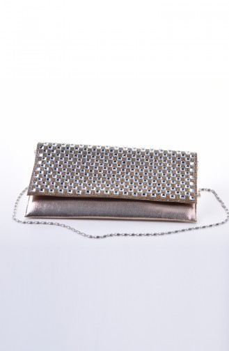 Sac de Soirée Pour Femme 0400-02 Or 0400-02