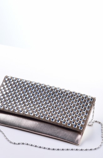 Sac de Soirée Pour Femme 0400-02 Or 0400-02