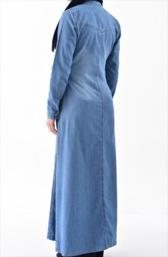 Gestickte Jeans Abaya 9261-02 Jeansblau 9261-02