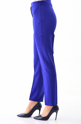 Buttoned Straight Leg Pants 1102-09 Saks 1102-09