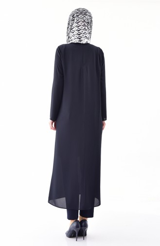 Suit Looking Tunic 0002-02 Navy Blue 0002-02