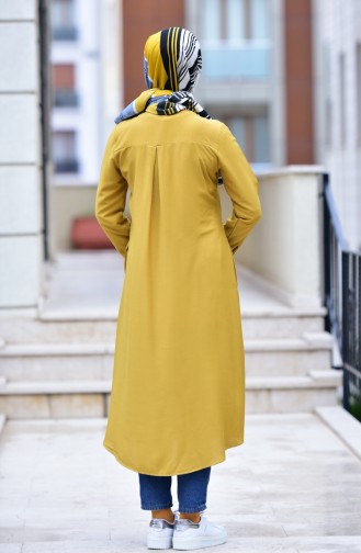 Long Viscose Tunic 8121-09 Mustard 8121-09