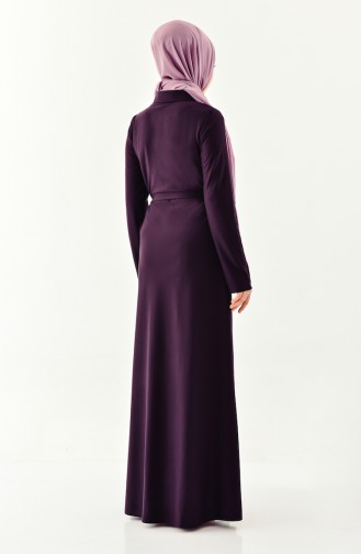 Purple İslamitische Jurk 0020-02