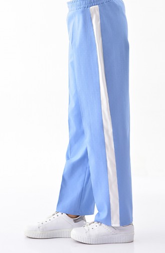 Pantalon a Rayure 2066-01 Bleu 2066-01