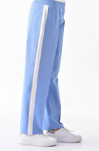 Pantalon a Rayure 2066-01 Bleu 2066-01