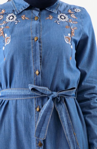 Robe Jean a Ceinture 1904-01 Bleu Jean 1904-01
