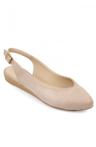 Dame Ballerina 7620 Wildleder Beige 7620