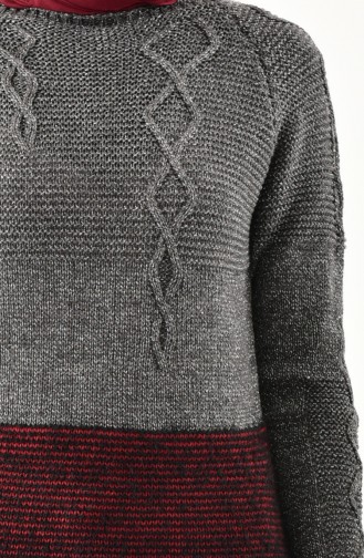 Knitwear Sweater 8501-05 Gray Navy Blue 8501-09