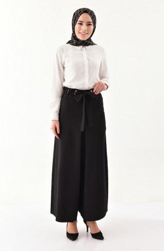 Belted Pants Skirt 1247-01 Black 31247-01