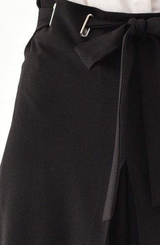 Belted Pants Skirt 1247-01 Black 31247-01