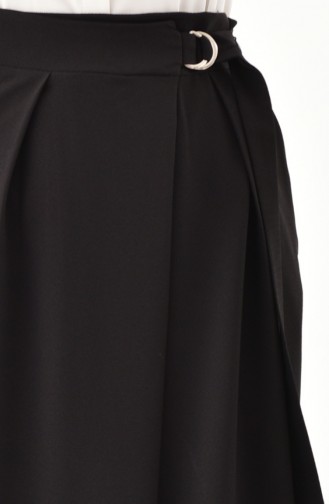 BURUN Belted Pants Skirt 31249-01 Black 31249-01