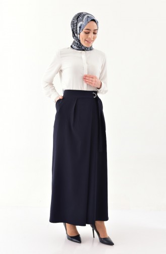 Navy Blue Culottes 31249-02