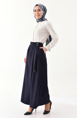 Navy Blue Culottes 31249-02