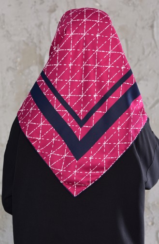 Patterned Rayon Shawl 901436-10 Fuchsia 901436-10