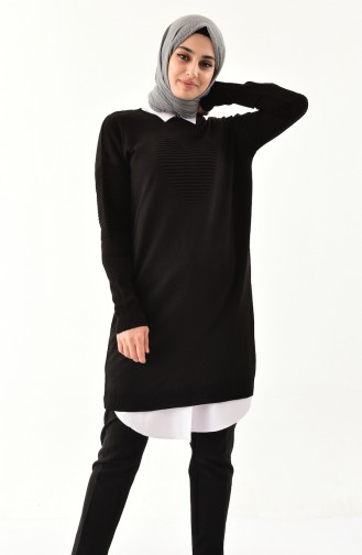 Knitwear Sweater 9006-01 Black 9006-01