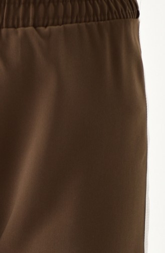 Pantalon a Rayure 2068-01 Khaki Foncé 2068-01