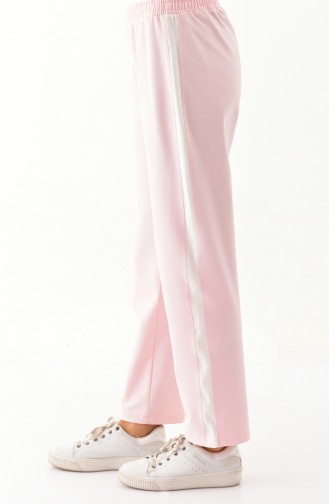 DURAN Striped Straight Leg Pants 2068-02 Pink 2068-02