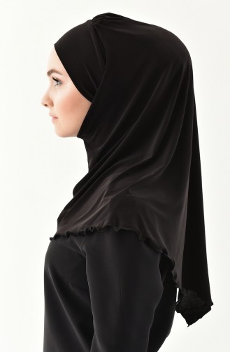 Black Ready to Wear Turban 7000-04