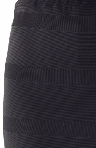 Waist Pencil Skirt 7000-01 Black 7000-01