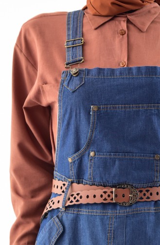 Salopet Jile Elbise 8559-01 Lacivert